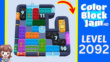 Color Block Jam Level 1182 (2092) Solution Walkthrough