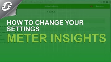 How to change your Meter Insights settings