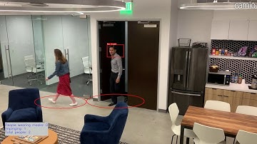 Camio social distancing and mask detection