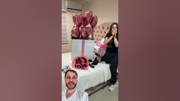 My girlfriend's reaction to her sweetest gift! 🎁🐶 #reaction