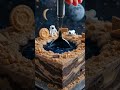 “Meteor Crater Oasis Cake 🌌 | Cosmic Jelly ASMR” #shorts