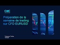 Préparation de la semaine de trading sur CFD EURUSD (10/03/20)