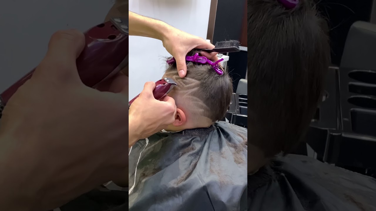 Делаем Креативную стрижку hair tattoo от Того самого Богдана