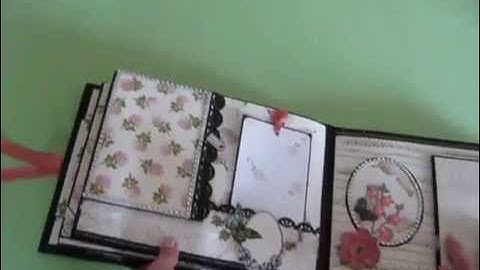 mini album elegant butterfly