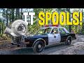 Will it Boost? TURBO V8 Police Car!  - Lightbar, Custom Transmission, Rear Axle! Part 2