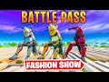 *BATTLE PASS* Fortnite Fashion Show! FIRE Skin Competition! Best COMBO WINS!