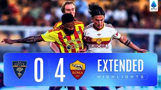 LECCE-ROMA 0-4 | IŠSAMUS AKCENTAI | SERIE A 2026/27