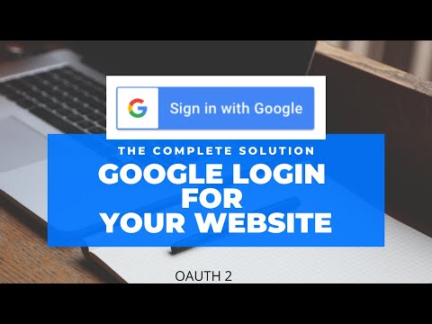 Google Authentication in Website 2020 | OAuth2