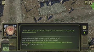 ATOM RPG - Ant Man Gravilov being chased off from Red Fighter