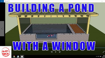 Koi Pond Construction with Window.