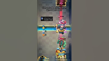 Can you defend this push with lowest elexir #cr #clashroyale #supercell #games #gaming #shorts