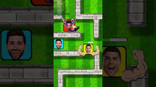 Ronaldo X Mrbeast X Messi X Ishowspeed New Secret Maze Challenge 2D Cartoon Animation