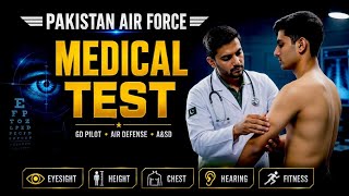 Pakistan Airforce Medical Test 2026| Paf medical test preparation 2026| Bilal Ahmad