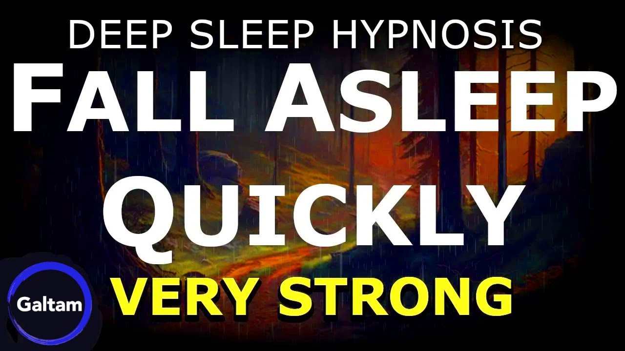 Deep Sleep Hypnosis for Instant Deep Sleep | Fall Asleep with Rain ...