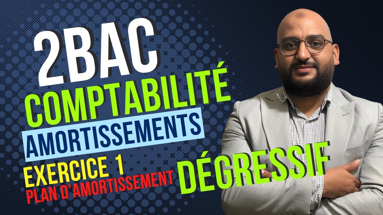 Amortissement 2 bac SE et SGC – Plan d'amortissement dégressif – Cas de MT – Exercice N°1suite