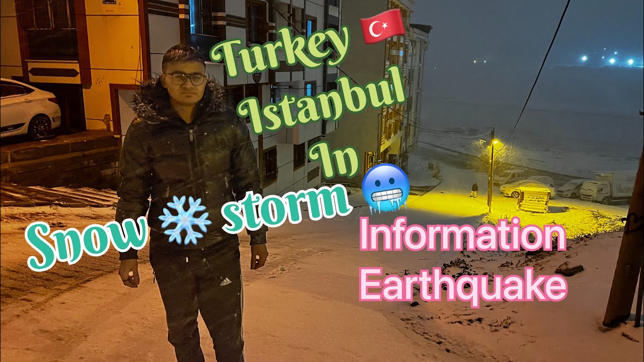 Snow in Istanbul ￼Storm 🥶!!! Baraf Bari our tufaan 2023 |pakistan🇵🇰|turkey🇹🇷|india🇮🇳