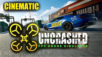 UNCRASHED FPV DRONE SIMULATOR | CAR CHASE | CINEMATIC DRIFTING