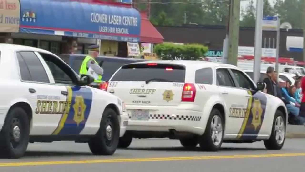 BC Sheriff Service @ Cloverdale Rodeo Parade - YouTube