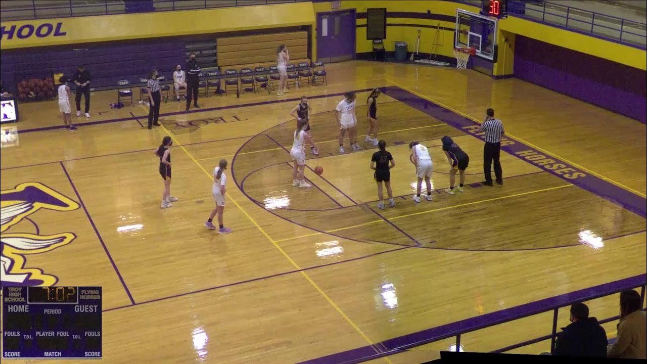 Troy High School vs. Ballston Spa JV Womens' Basketball YouTube