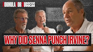 Why did Aryton Senna really punch Eddie Irvine? | Gerhard Berger tells DC & EJ the full story | FFS