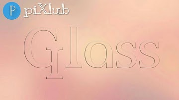 How to Make Glass text effect on Android Phone | Pixellab TuTorial