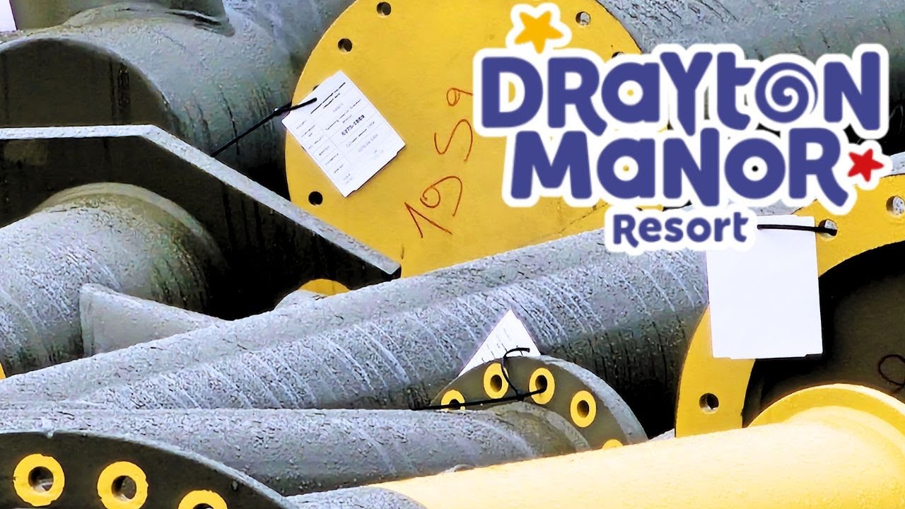 Drayton Manor NEW 2024 Coaster construction update October 29th 2023