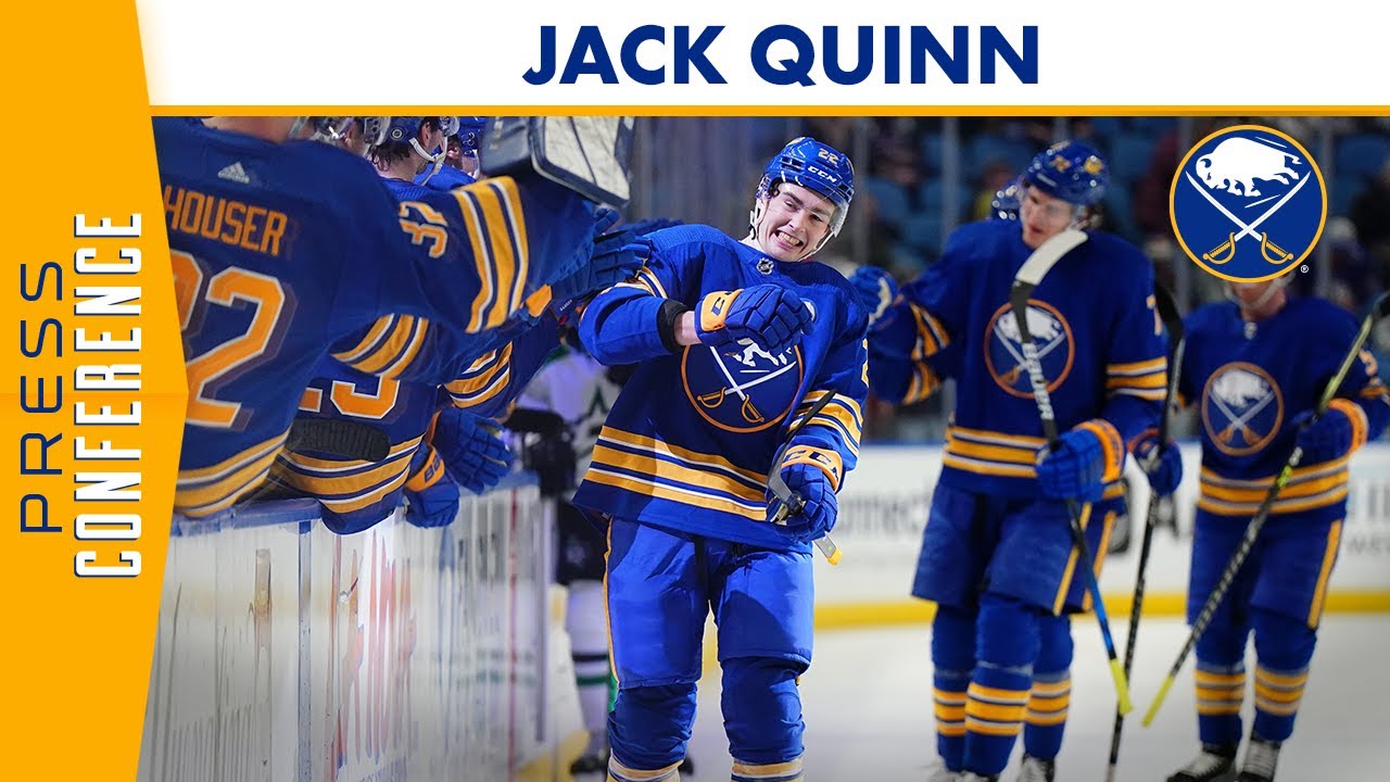 I Knew The Goals Would Come”  Buffalo Sabres Forward Jack Quinn After  Scoring First Goal Of Season 