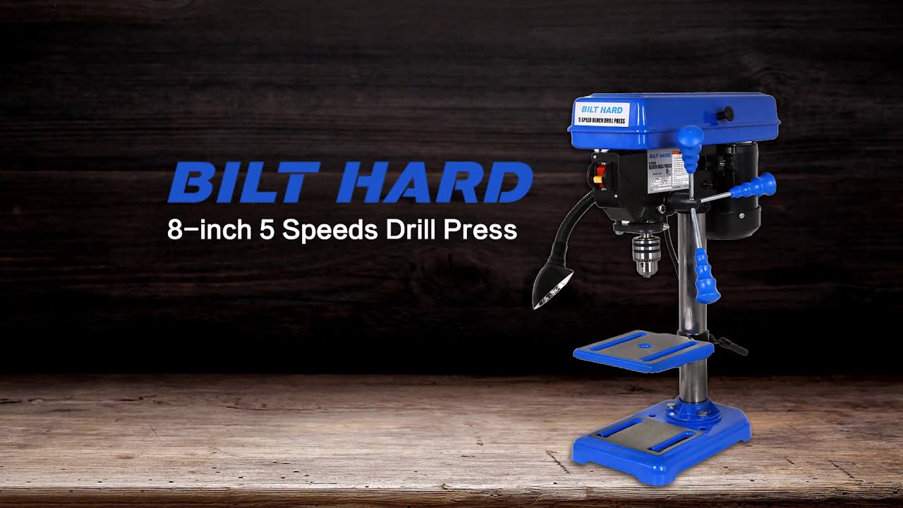 12-Speed Benchtop Drill Press with Vise 