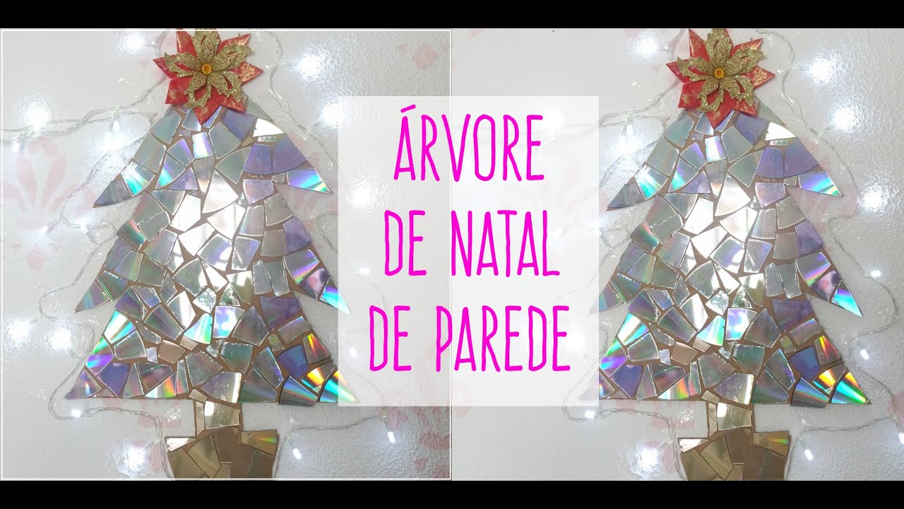 Árvore de Natal com Papelão e CD por Dani Nogueira - YouTube
