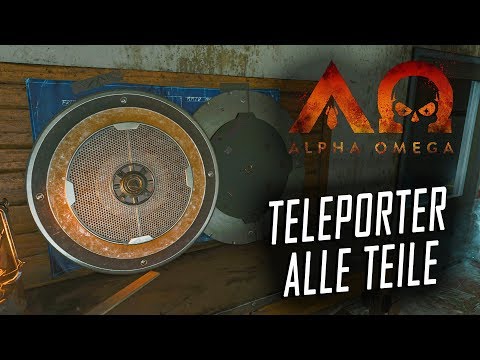 TELEPORTER bauen + ALLE TEILE & Fundorte auf ALPHA OMEGA [Tutorial] [Deutsch]