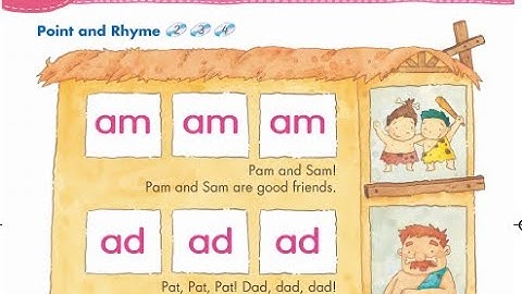 Phonics Kids 4A Unit 1 | Short Vowel "a" | am ad at | an ap ab ag | ack ant |