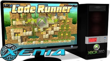 XENIA (XBLA) Xbox 360 Emulator - Lode Runner (2009). Ingame. Vulkan #5