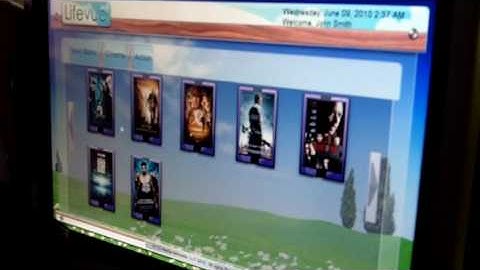 CQ Media demonstrates Lifevue, a complete medical patient contentment system at InfoComm 2010