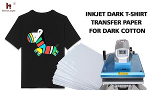Inkjet Dark T Shirt Transfer Paper For Dark Color Cotton Garments