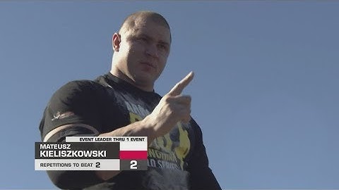 MATEUSZ KIELISZKOWSKI DOES SOMETHING INCREBLE WITH THE LOG PRESS !