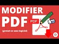 Modifier un pdf existant gratuit et sans logiciel