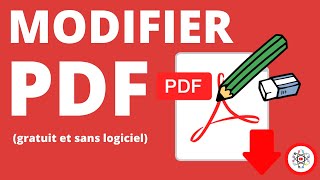 Modifier un PDF existant (Gratuit et Sans Logiciel)