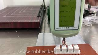 How to  Test Actuation Force of Silicone Rubber Membrane Keyboard