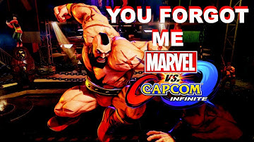 TOP 10 Character CAPCOM Forgot To Put In Marvel Infinte!