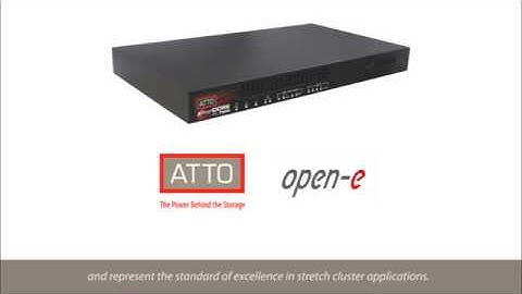 Open-E JovianDSS Stretch Cluster with ATTO XstreamCORE