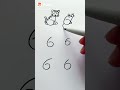 تعلم كيفية رسم الحيوانات بالعدد6