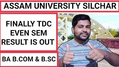Finally TDC Even sem Results published | Check your results | Assam University | Pranoy Roy