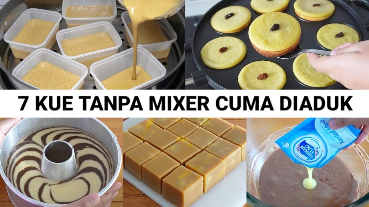 5 RESEP KUE TANPA MIXER CUMA DIADUK PRAKTIS DAN MUDAH, ANTI GAGAL