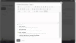 Setting Up Discussions in Haiku