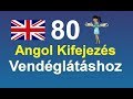 80 Angol Kifejezés Vendéglátáshoz