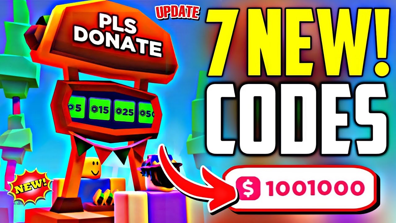 ⚠️UPD! CODES⚠️PLS DONATE REDEEM CODES 2024 PLS DONATE CODES YouTube