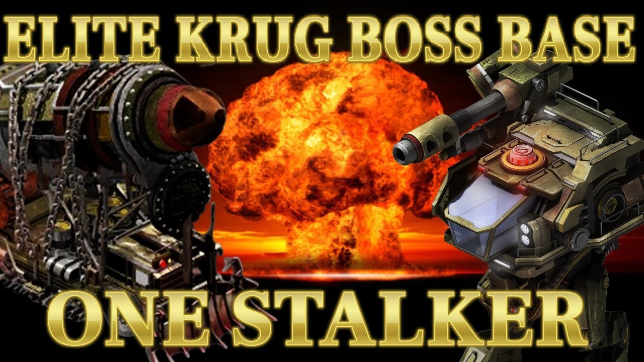 Elite Krug Boss Base - One Stalker Solo (War Commander)