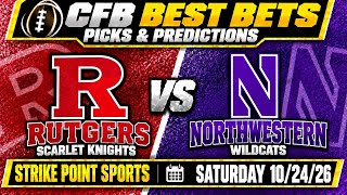 Rutgers vs Northwestern CFB Free Play 10/24/26 | SPS College Football Week 8 Picks & Predictions