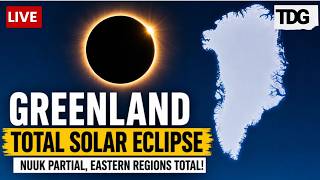 WATCH LIVE | Greenland Rare Total Solar Eclipse | Eastern Regions to Witness Totality | LIVE