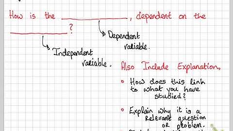MYP Criterion B Lab report structure